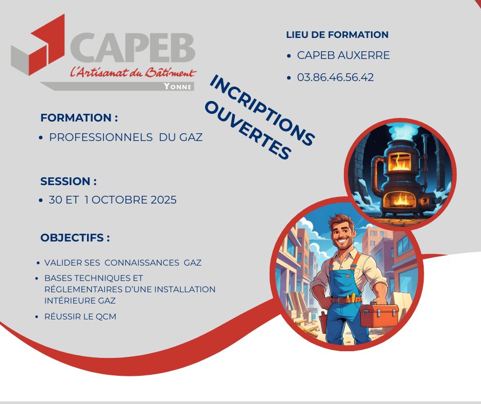 SESSION FORMATION GAZ